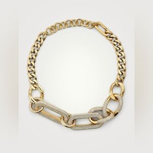 SWAROVSKI Large Dextera Octagonal Link Necklace